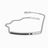 Bracelet Recarlo Man in White Gold Zircone IP.BK18B/55 - IP.BK18B/55
